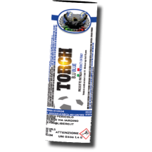 torcia da stadio blu a sfregamento