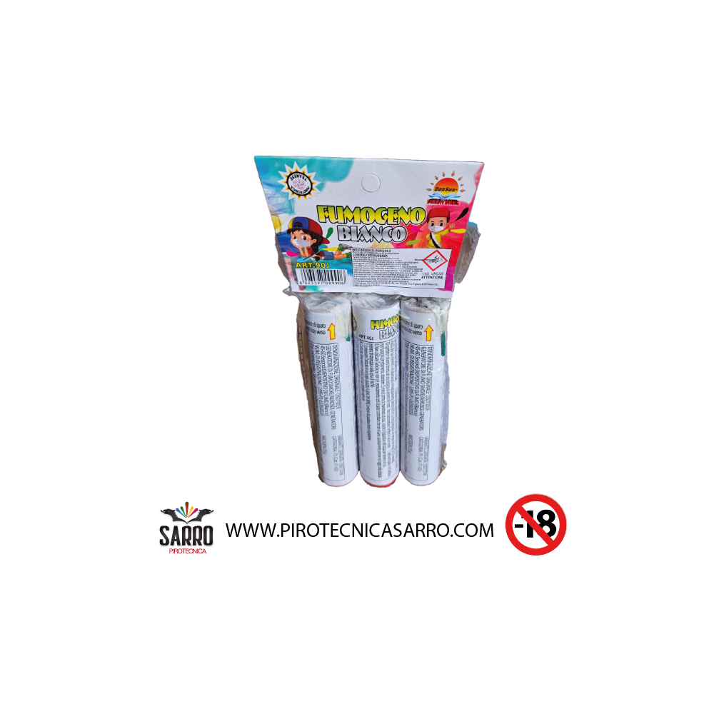 FUMOGENO BIANCO 3 PEZZI TEANESE