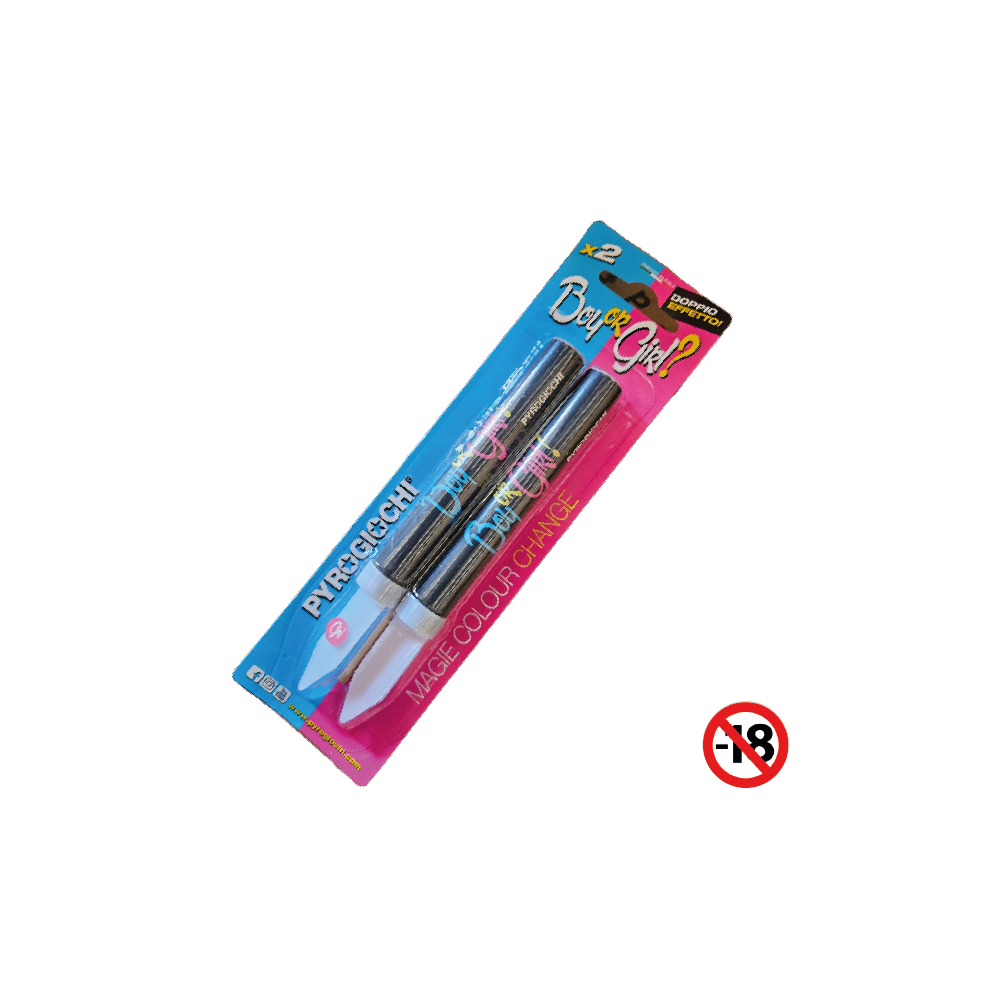 MAGIC FLAMBR BOY OR GIRL? GIRL 2 PEZZI PYROGIOCHI