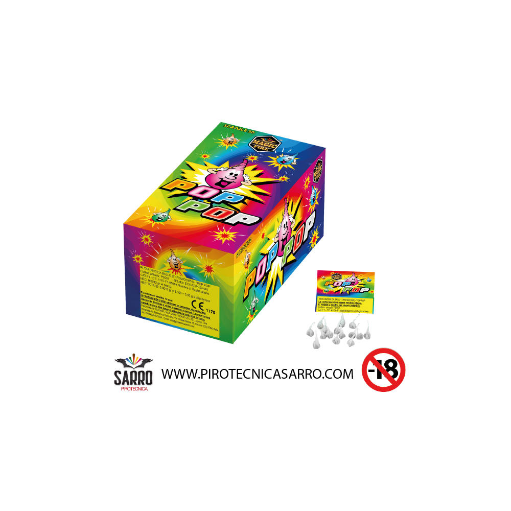 POP POP 25 PEZZI MAGIC FIRE