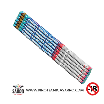 CANDELA ROMANA 20 GETTI 12 PEZZI MAGIC FIRE