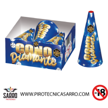 CONO DIAMANTE 3 PEZZI MAGIC FIRE