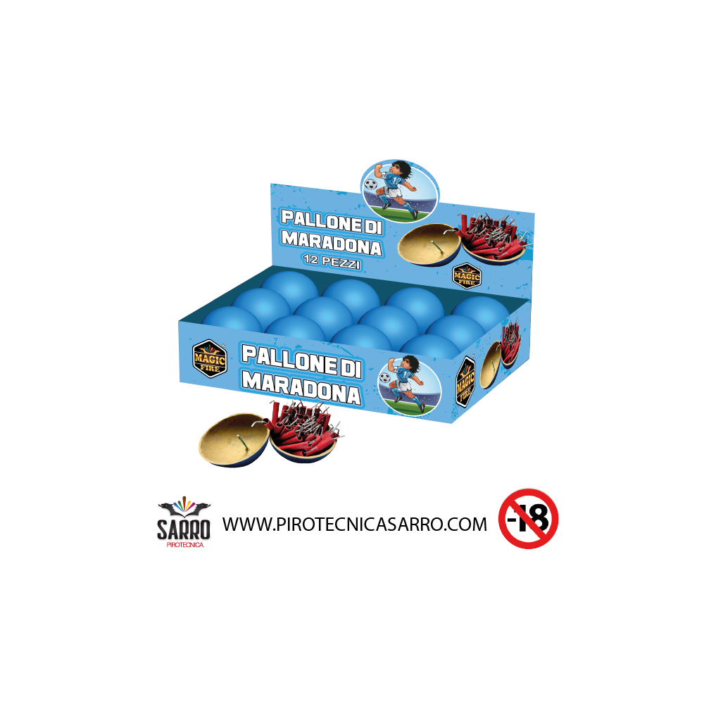 PALLONE DI MARADONA MAGIC FIRE