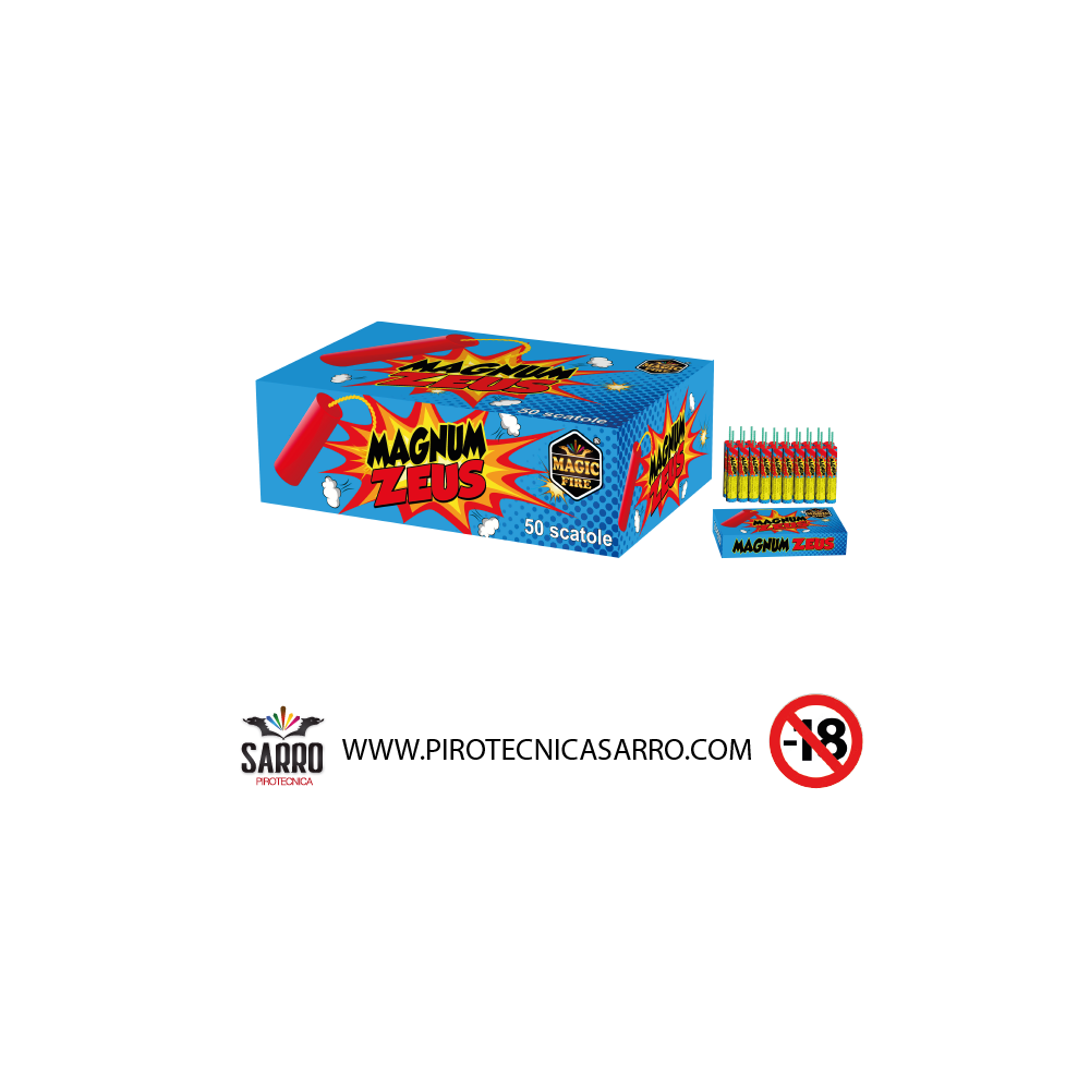 MAGNUM ZEUS 20 PEZZI MAGIC FIRE