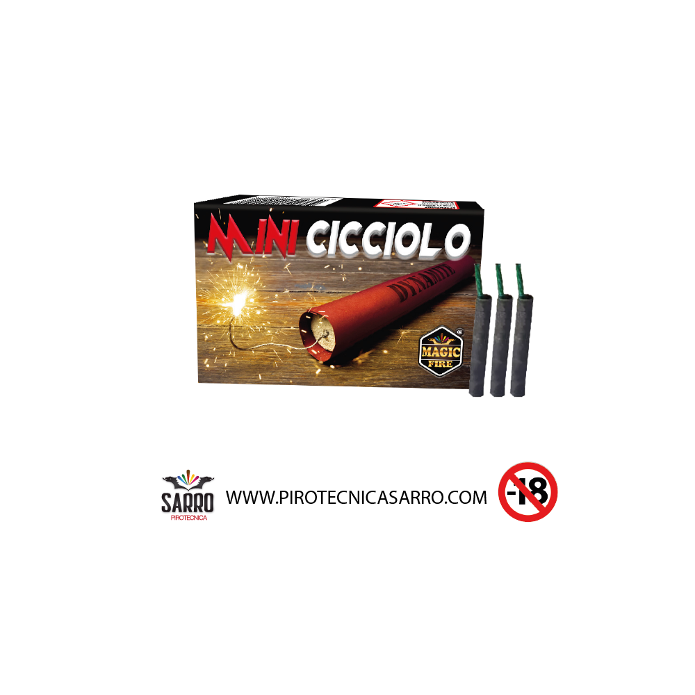 MINI CICCIOLO 40 PEZZI MAGIC FIRE