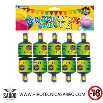 CHAMPAGNE POPPER 6 PEZZI MAGIC FIRE