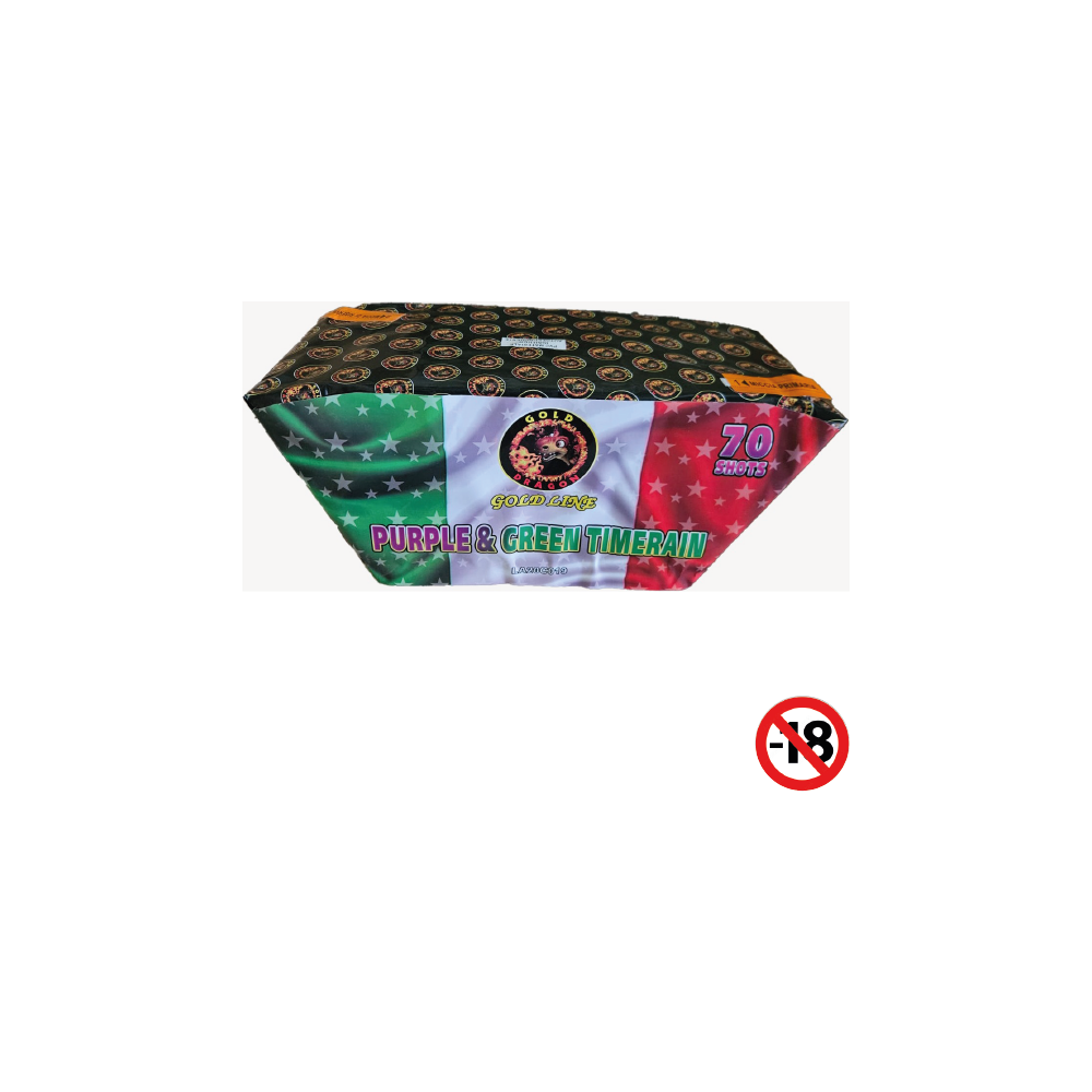 PURPLE & GREEN TIME RAIN 70 COLPI GOLD DRAGON