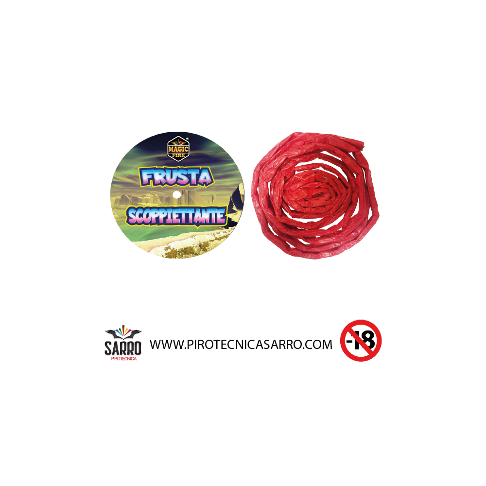 FRUSTA SCOPPIETTANTE 3 PEZZI MAGIC FIRE