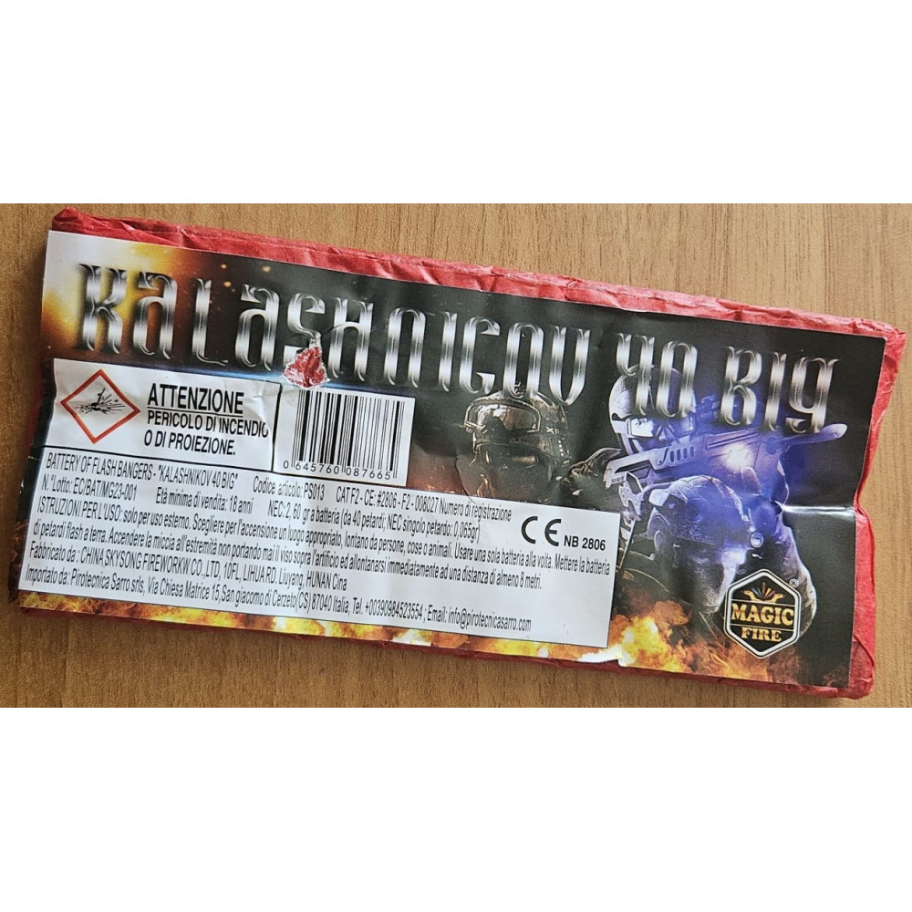 KALASHNIKOV 40 BIG MAGIC FIRE
