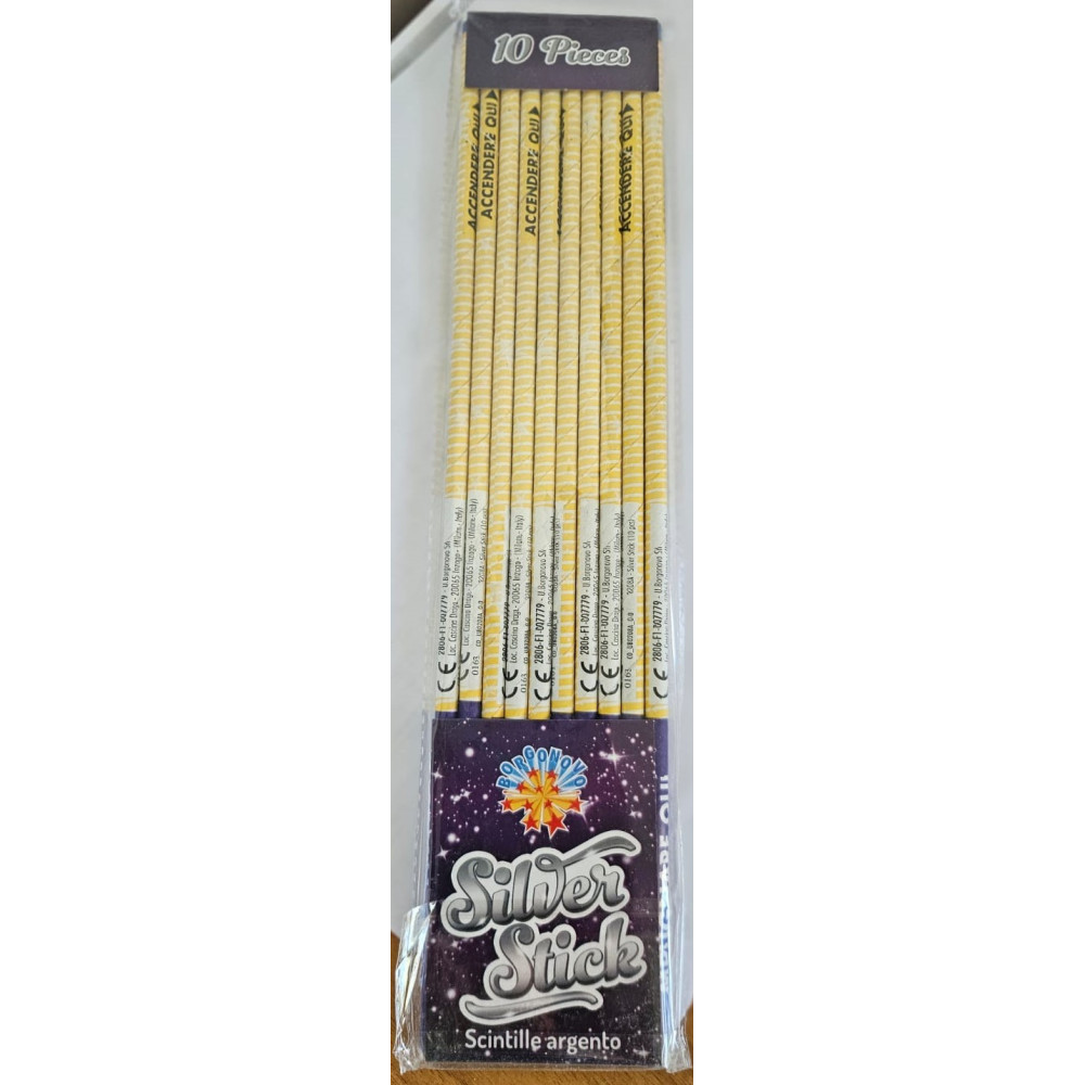 SILVER STICK 10 PEZZI BORGONOVO