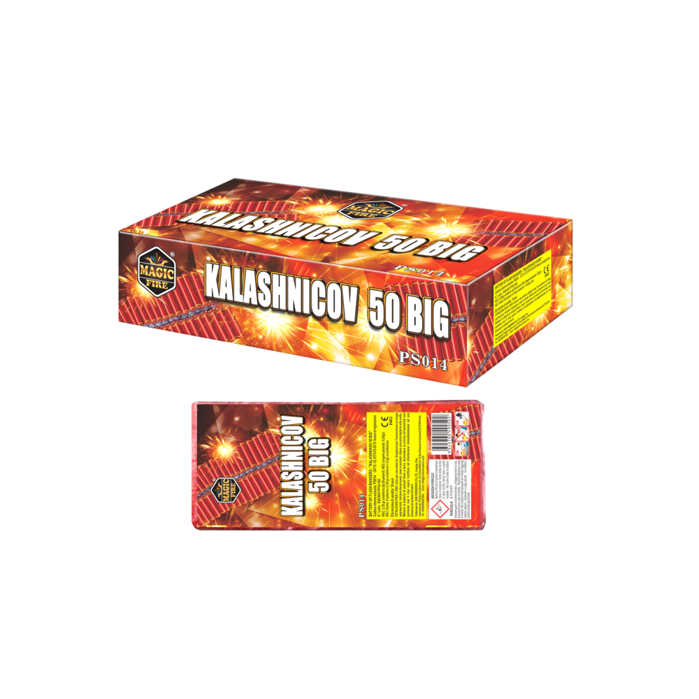 KALASHNIKOV 50 BIG 2 PEZZI MAGIC FIRE