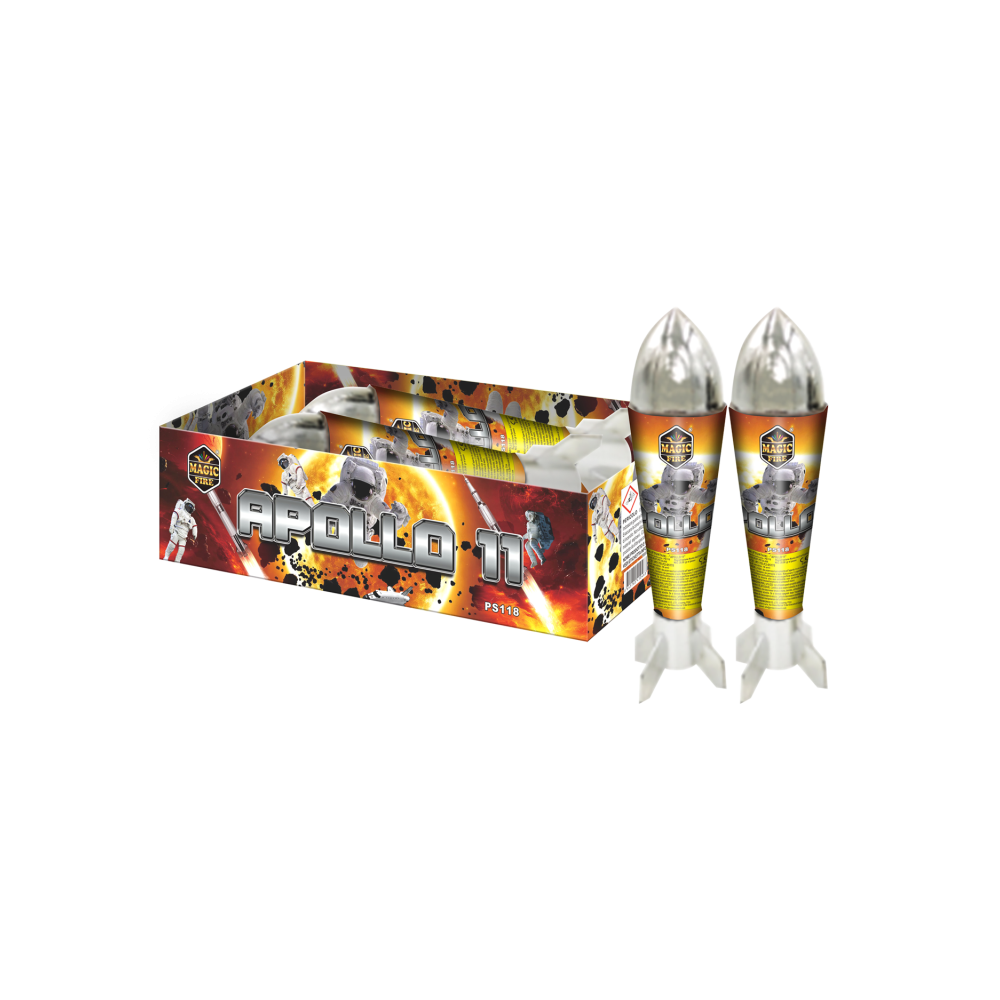 APOLLO 11 2 PEZZI MAGIC FIRE