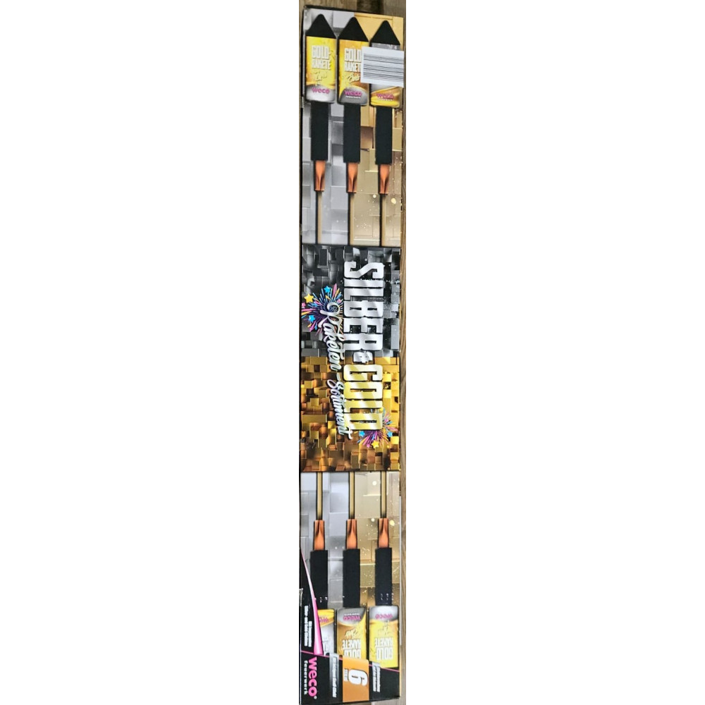 RAZZI SILVER & GOLD WECO 6 PEZZI