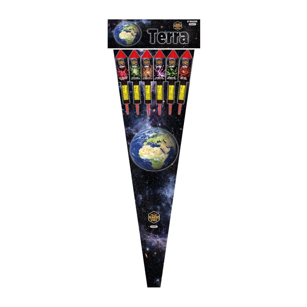 RAZZI TERRA 6 PEZZI MAGIC FIRE