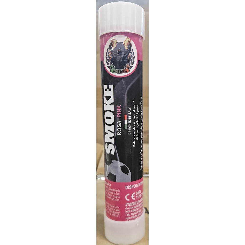 fumogeno a sfregamento italiano rosa