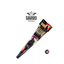 ROCKET HOWLING WHISTLE WITH TIANIUM SALUTE 6 PEZZI