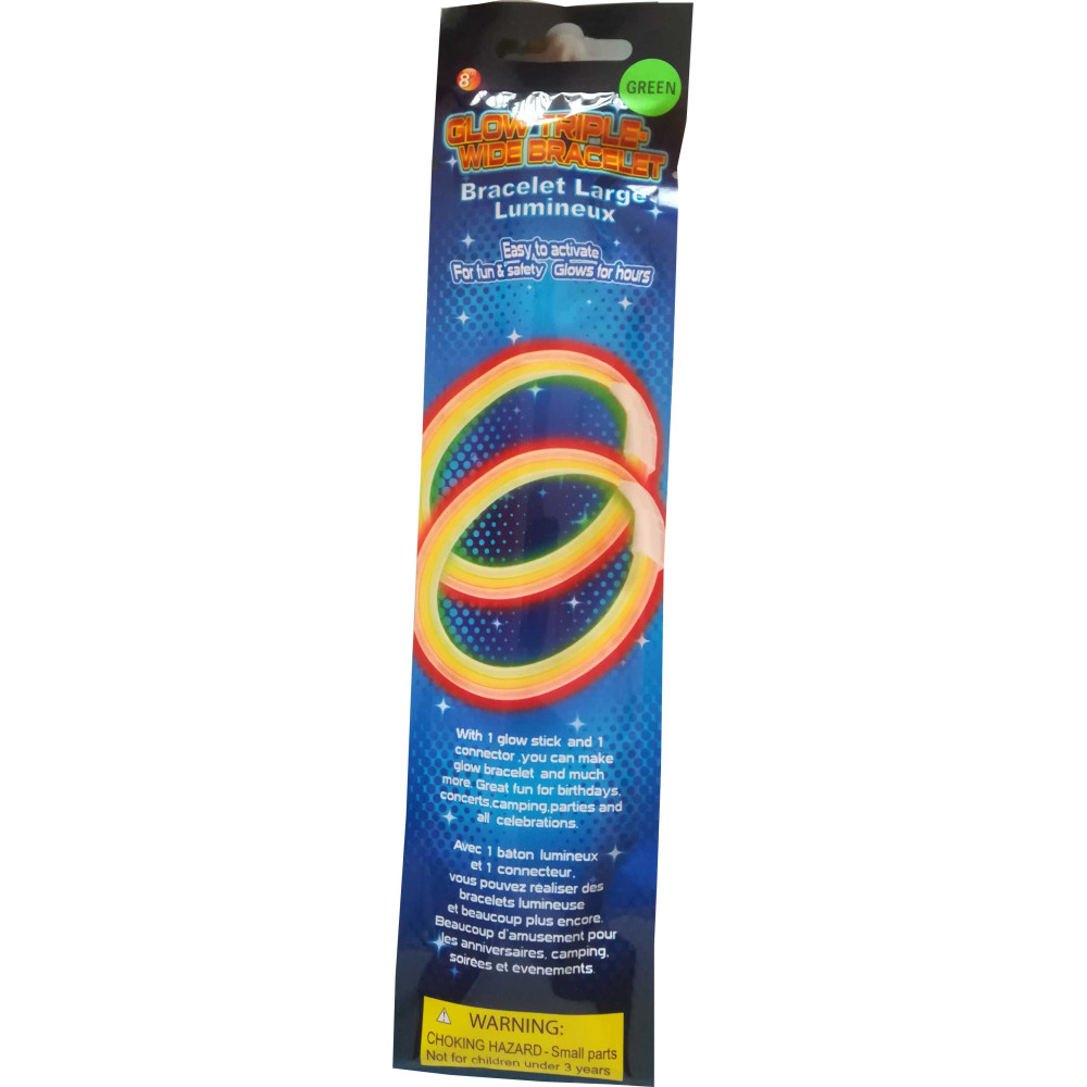 Maxi braccialetto glow 20cm.